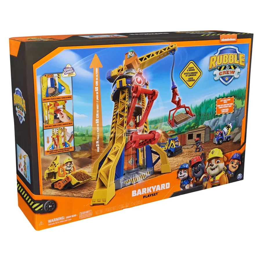 Rubble & Crew Kranturm mit kinetischem Sand