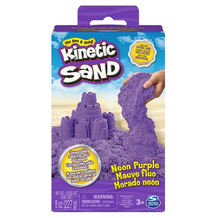 Kinetic Sand neon, lila