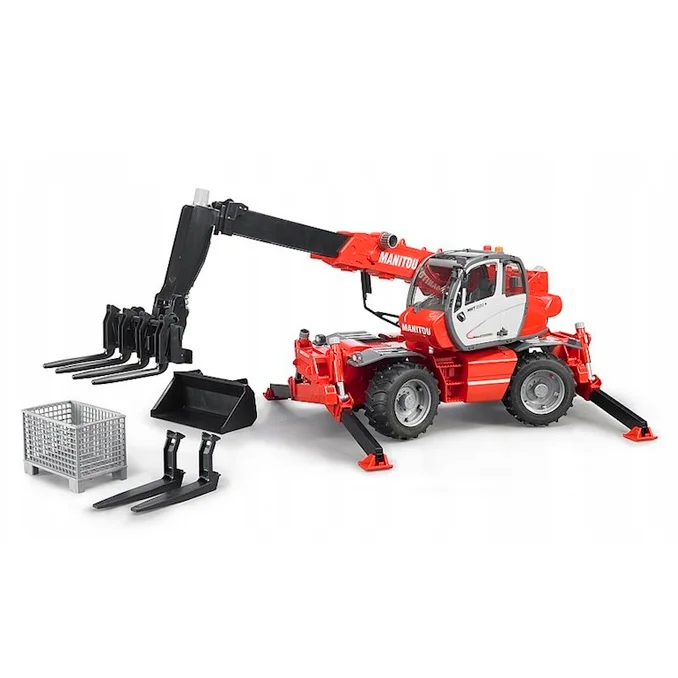 Bruder Manitou Teleskoplader MRT 2150 mit Zubehör