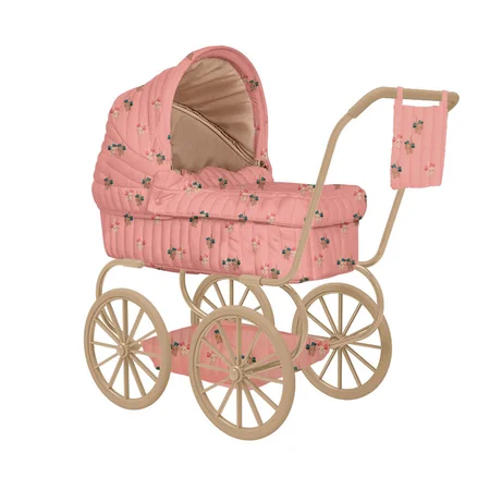 Konges Sløjd Minnie Puppen-Kinderwagen, bow kitty pink