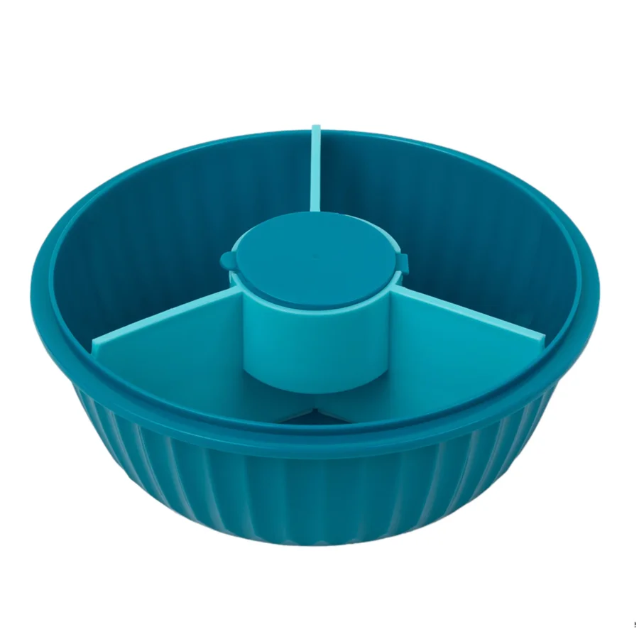 Poke Bowl Snackbox mit Trennfächern, lagoon blue, Yumbox 
