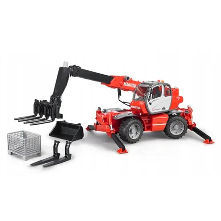 Bruder Manitou Teleskoplader MRT 2150 mit Zubehör