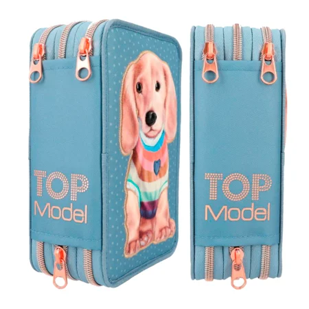 TOPModel 3-Fach-Federtasche, Dackel