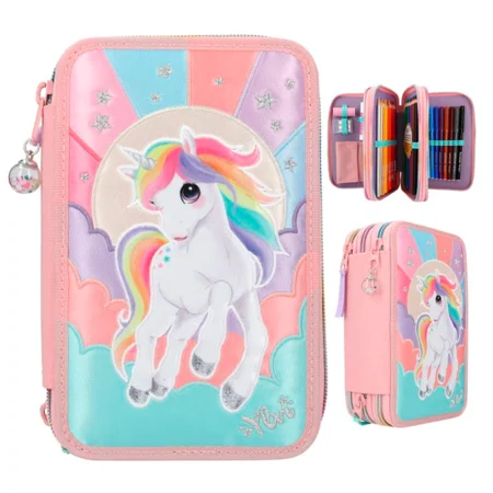 Creative Studio Ylvi Dreifach-Federtasche, rainbow