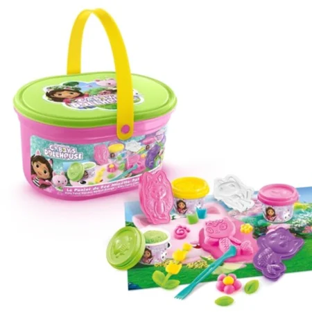 Kitty Fairy Garden Korb mit Knetmasse, Gabby's Dollhouse