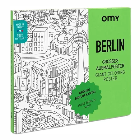 Omy Plakat zum Anmalen 100x70, Berlin