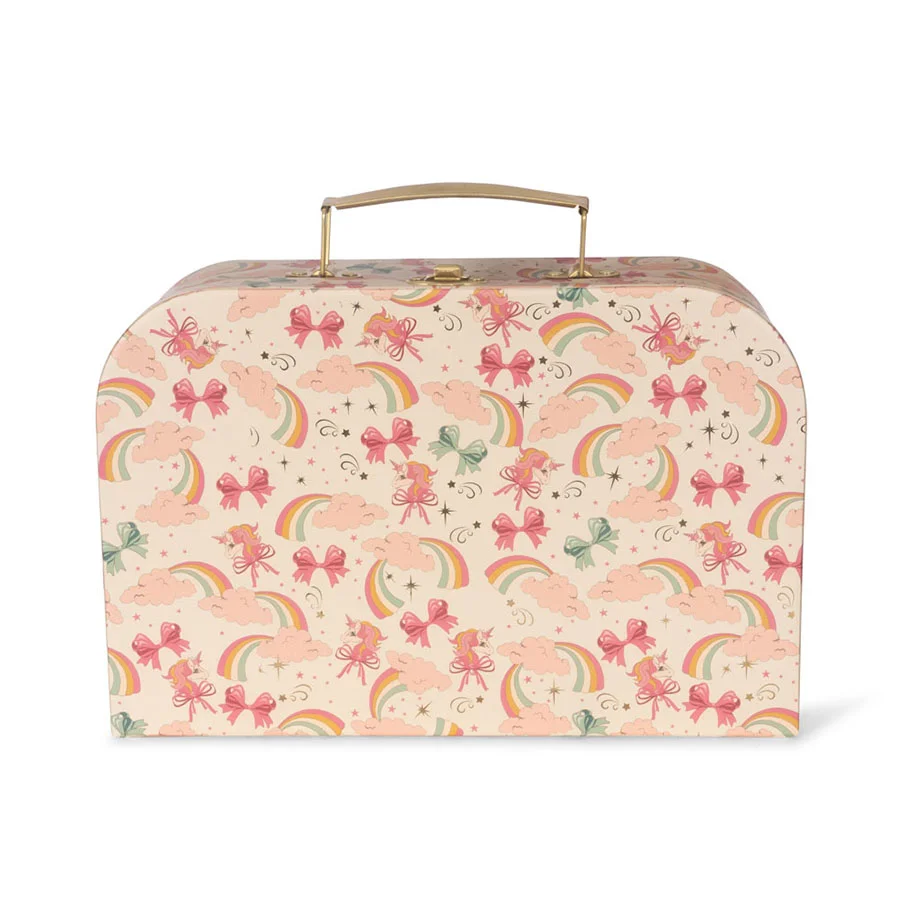 Konges Sløjd 2er-Pack Koffer, Rainbow bow