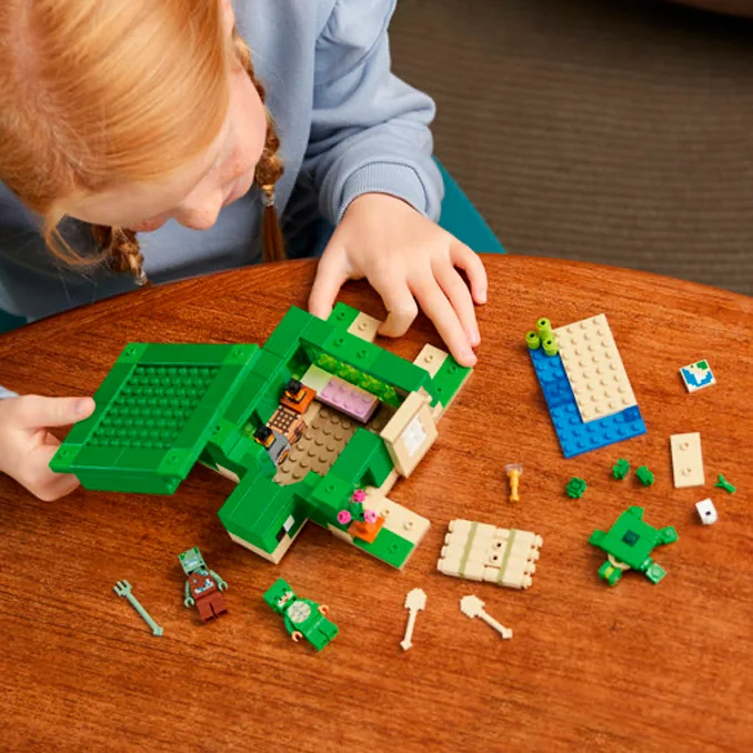 LEGO® Minecraft, Schildkröten-Strandhaus