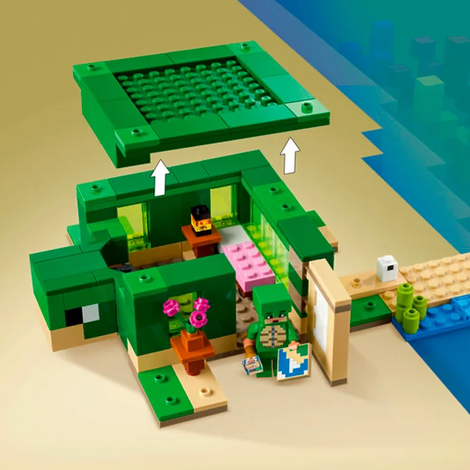 LEGO® Minecraft, Schildkröten-Strandhaus
