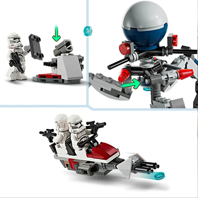 LEGO® Star Wars, Clone Trooper™ & Battle Droid™ Battle Pack