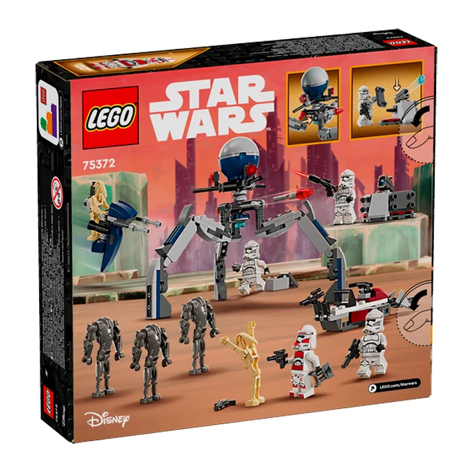 LEGO® Star Wars, Clone Trooper™ & Battle Droid™ Battle Pack