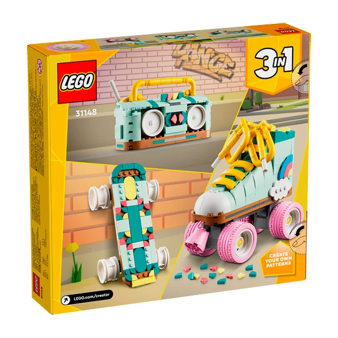 LEGO® Creator, 3in1-Set Retro-Rollschuh