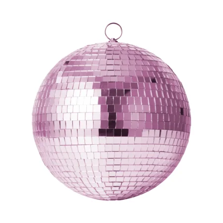 Discokugel medium, pink, Rice