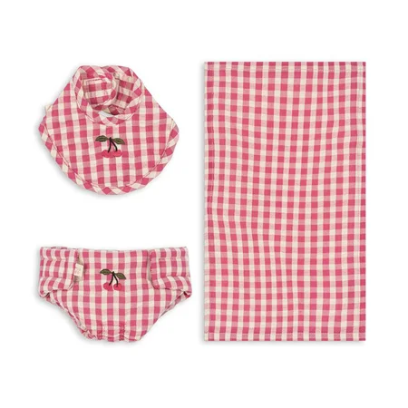 Konges Sløjd Puppen-Set, bubblegum check