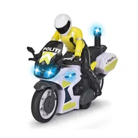 Polizei-Motorrad mit Licht und Ton