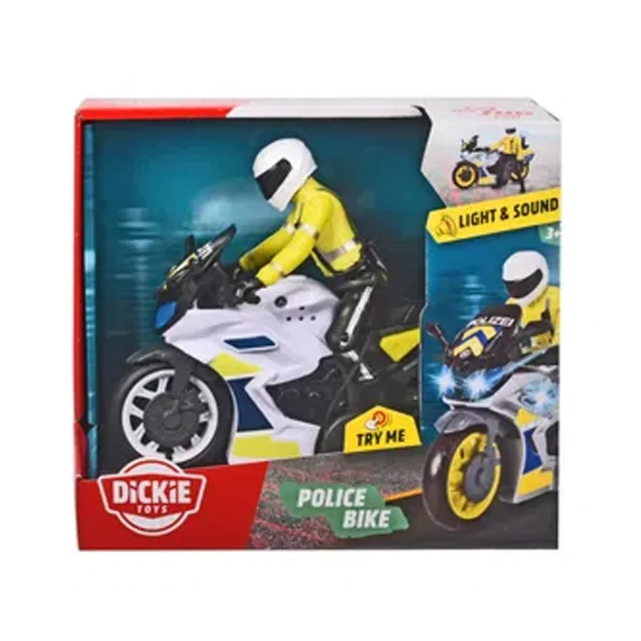 Polizei-Motorrad mit Licht und Ton