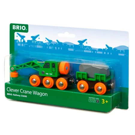 BRIO Kranwagen mit Anhänger