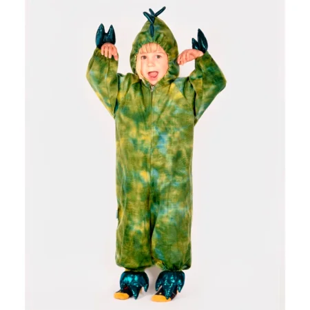 Den Goda Fen Dinosaurier Onepiece Verkleidung, 4-5 Jahre