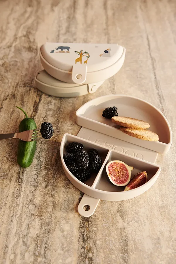 Liewood Eugene faltbare Snackbox, all together/sandy
