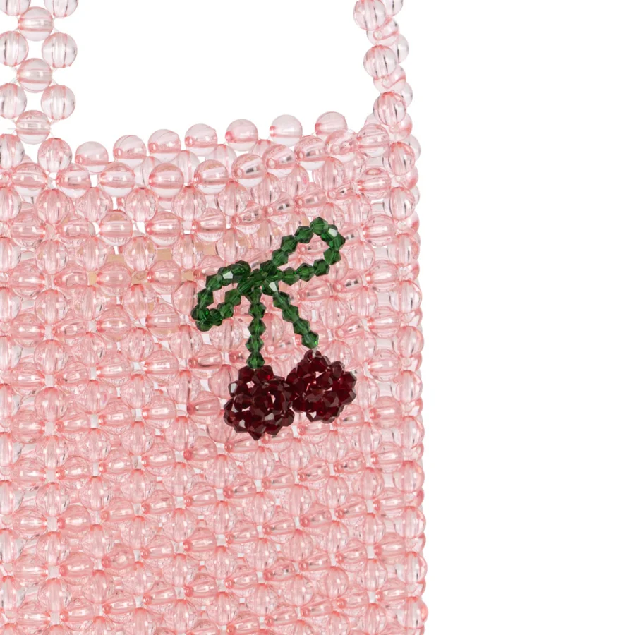 Konges Sløjd Perla Geldbörse mit Riemen, cherry