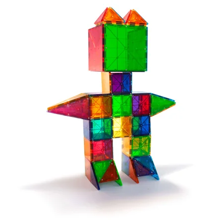Magna-Tiles Baumagneten, clear - 100 Teile