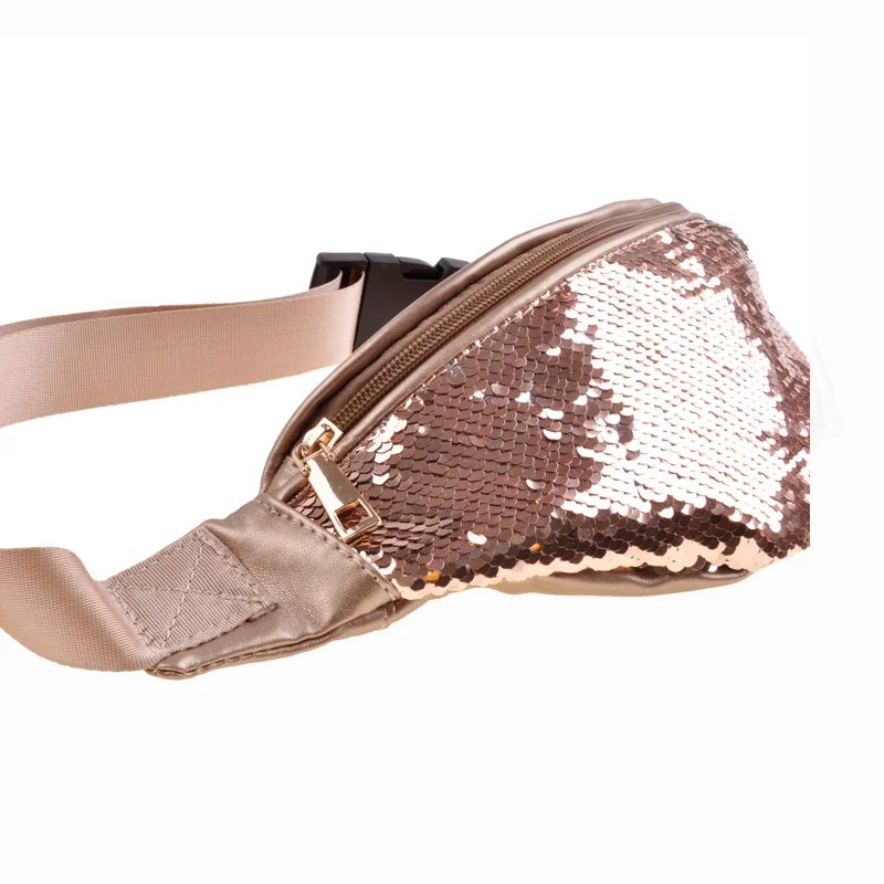 Sofie Schnoor bumbag, champagne paillet