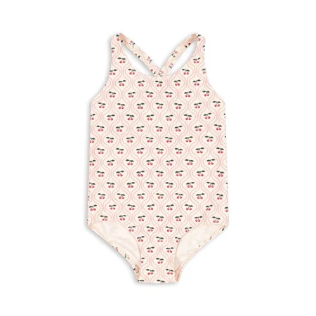 Konges Sløjd Merle Badeanzug, cherry pink motif