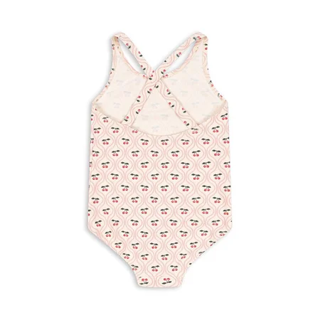 Konges Sløjd Merle Badeanzug, cherry pink motif
