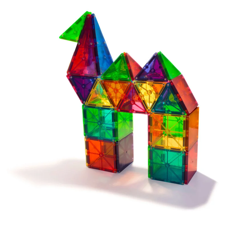 Magna-Tiles Baumagneten, clear - 100 Teile