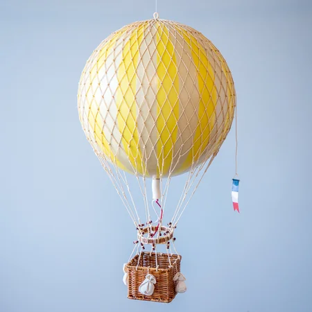 Authentic Models Heißluftballon 32 cm - gelb