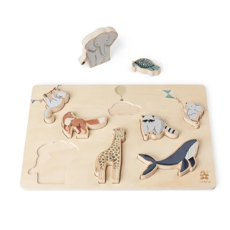 Sebra Puzzle aus Holz, World of Sebra