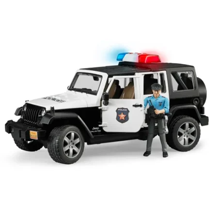 Bruder jeep Wrangler unlimited Rubicon Polizeiauto und Polizist