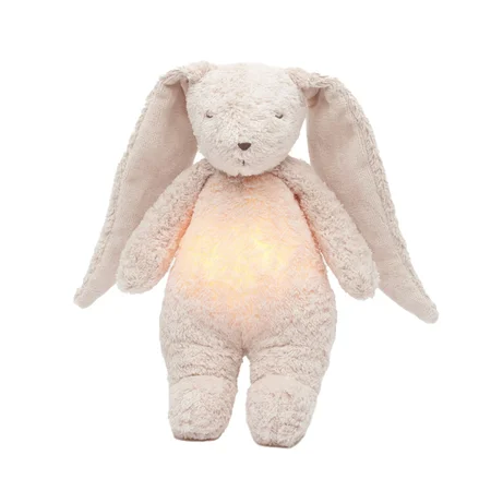 Moonie 2.0 Organic Humming kanin med lampe, rose