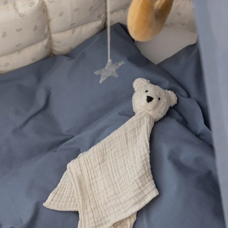 Sebra Klassik Baby-Bettwäsche, forest lake blue