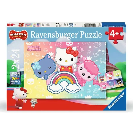 Ravensburger Hello Kitty Super Style Puzzle 2 x 24 Teile
