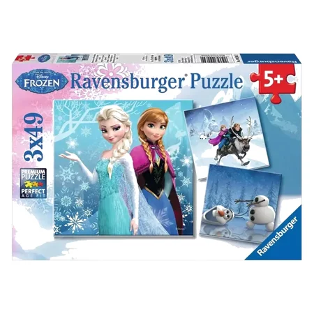 Ravenspurger Puzzle, Frozen 3x49 Teile