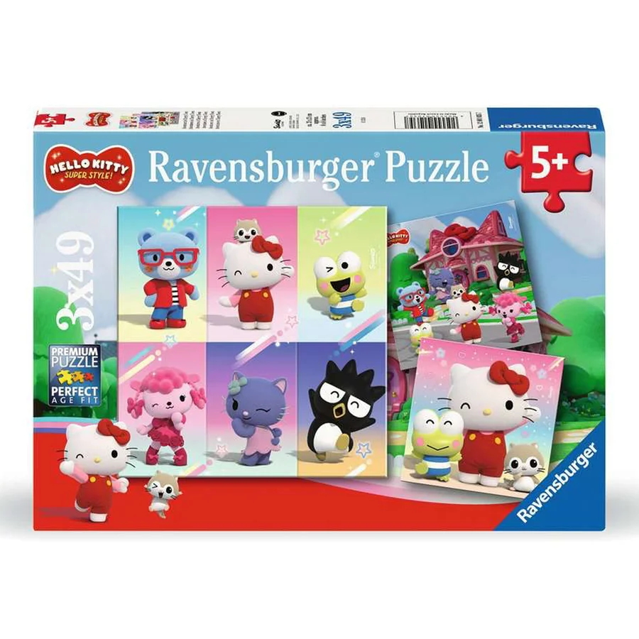 Ravensburger Hello Kitty Puzzle 3 x 49 Teile