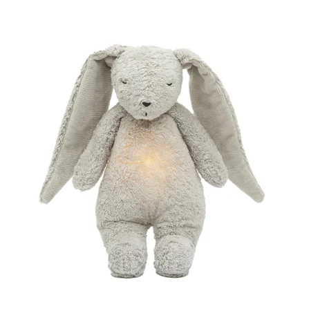 Moonie 2.0 Organic Humming kanin med lampe, gray