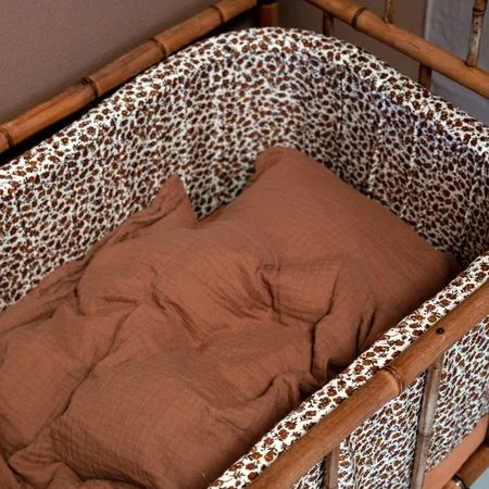 by KlipKlap muslin baby sengetøj, Camel brown