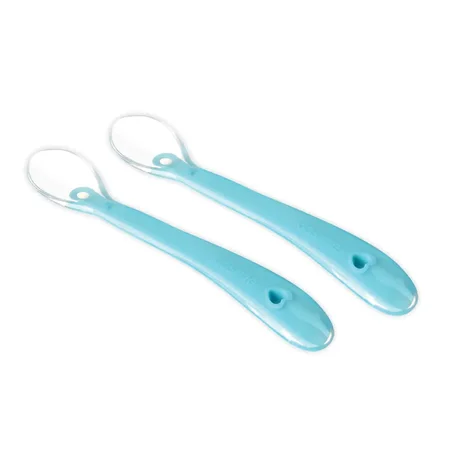 Kidsme Silikon-Löffel 2er-Pack, aquamarine