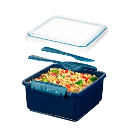 Sistema Renew Lunchbox inkl. Besteck, blau