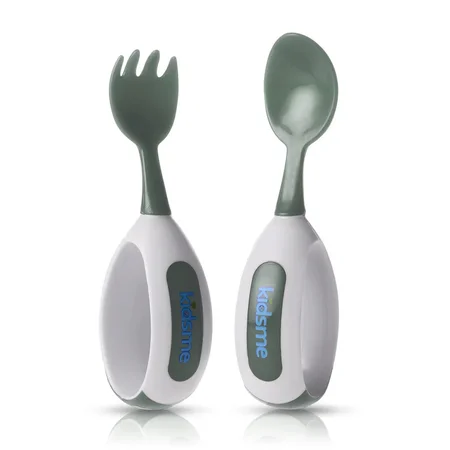 Kidsme Löffel und Gabelset, grün