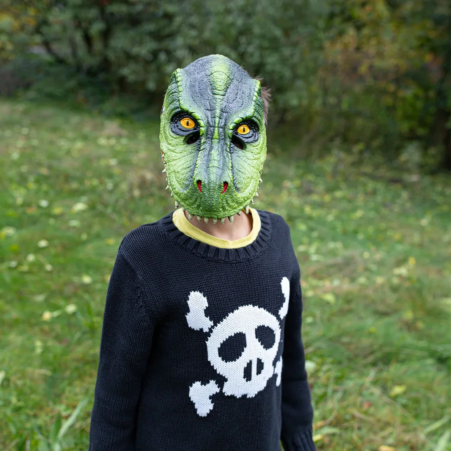 Great Pretenders T-Rex Dino Maske, grün