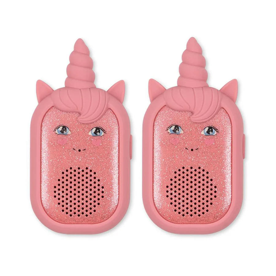 Konges Sløjd Glitzer-Einhorn-Walkie-Talkie, sparkling pink