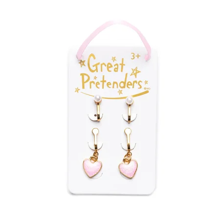 Great Pretenders Boutique Cute & Classy Clip-on Ohrringe, 2 Paar