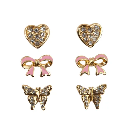 Great Pretenders Boutique Dazzle Ohrstecker, 3 Paar