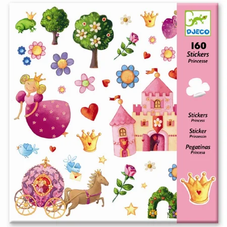 Djeco Sticker mit Prinzessin