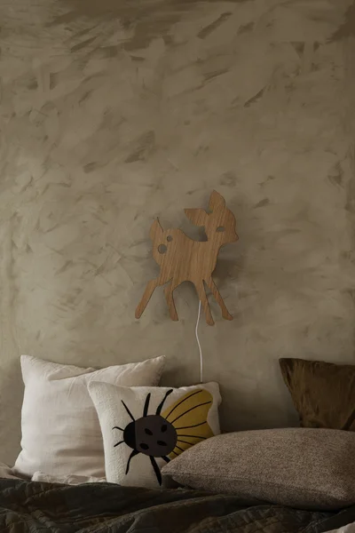 Ferm Living væglampe, My Deer - egetræ