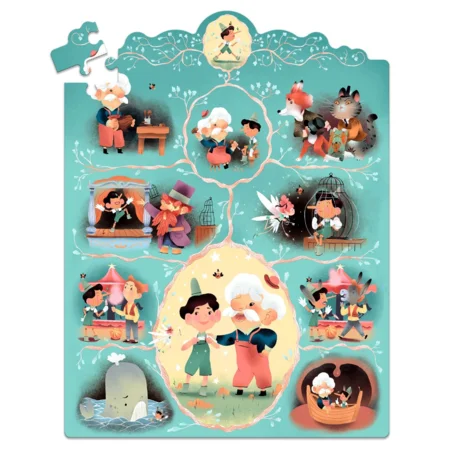 Djeco Story Puzzle, Pinocchio - 54 Stück