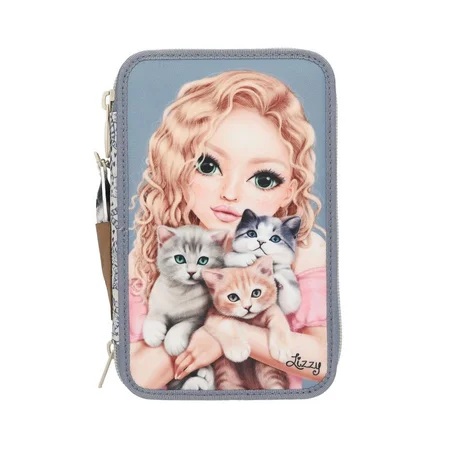 TOPModel Trippel-Federtasche, Cat love
